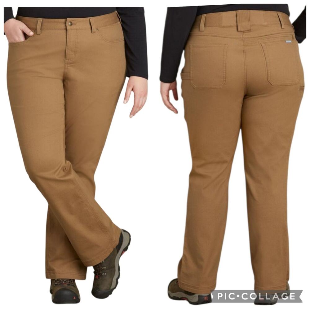 Duluth Trading Company Women's Plus DuluthFlex Fire Hose Bootcut Pants 16Wx31